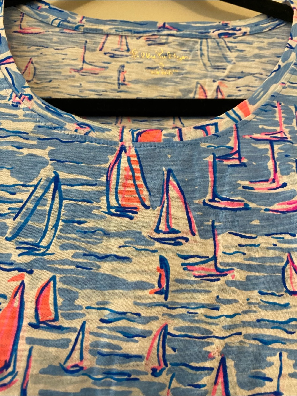 Lilly Pulitzer Small Nautical Sailboat Tee - Picture 3 of 4
